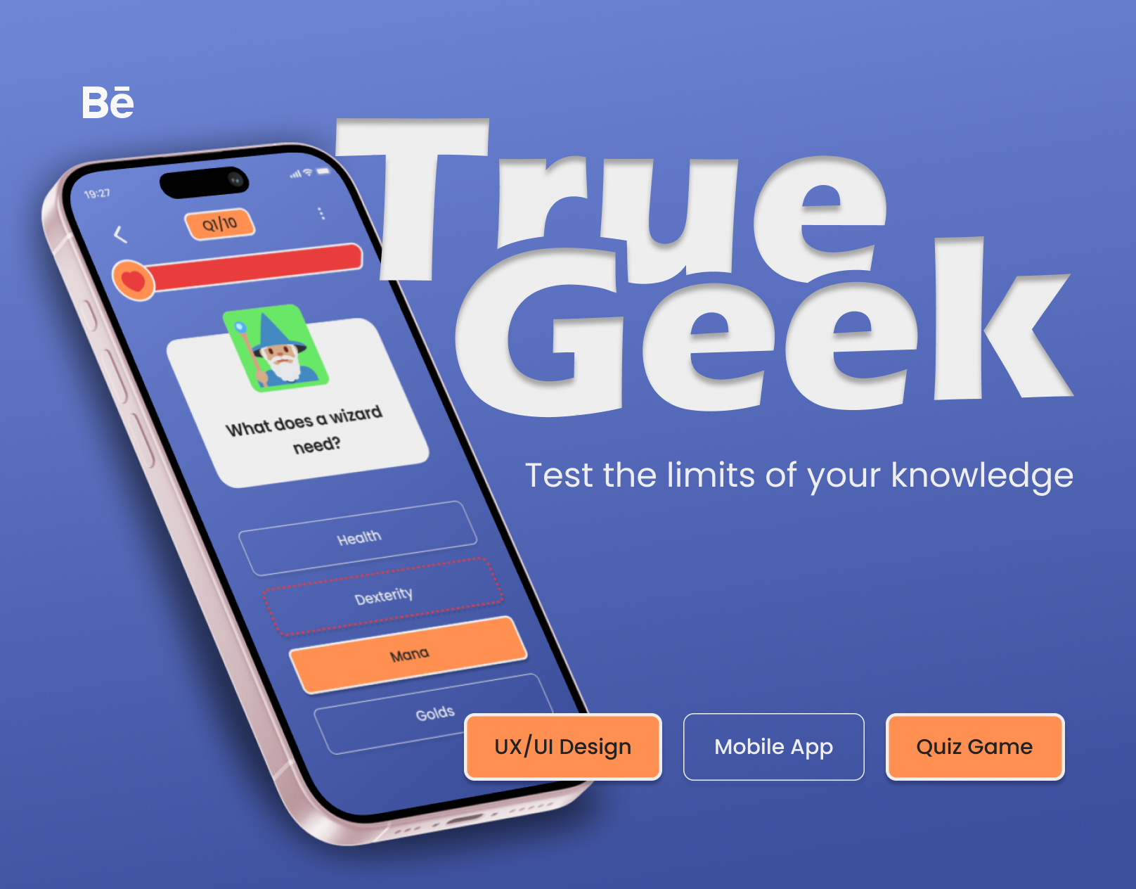 Projet design UX/UI d'une petite app de quiz